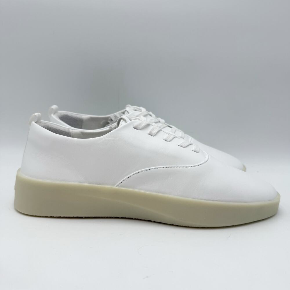 Wolf & Shepherd Cruise Lace Up Sneakers Mens 8 Womens 9.5 White Leather NIB
